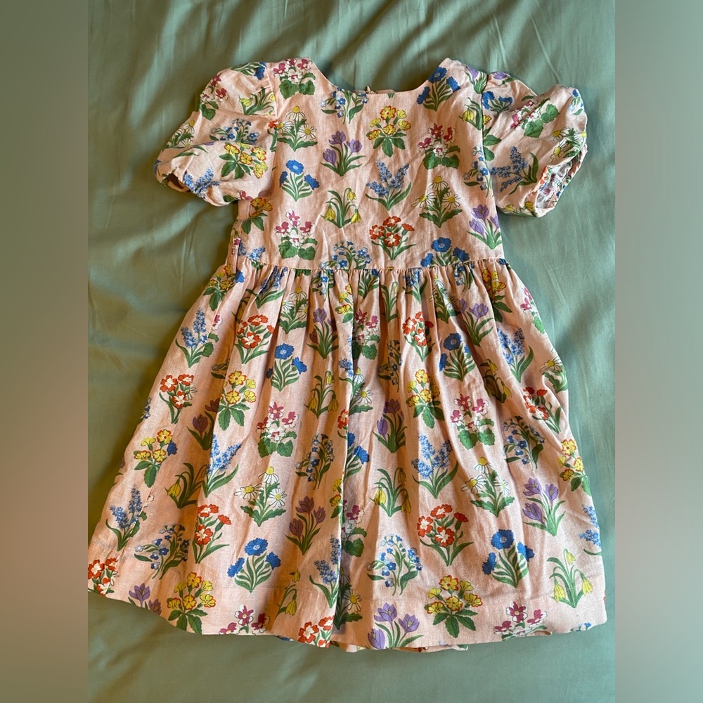 Mini Boden Linen Blend Dress